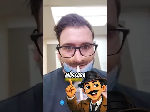 Este joven escondía algo bajo la máscara 😱🎭