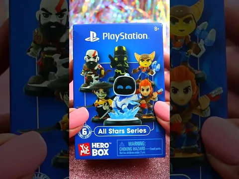 ASMR UNBOXING Playstation All Stars Blind Box Review ❤️#shorts #asmr #playstation #trending #viral