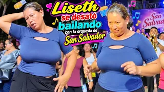 Mira Donde Encontramos A Liseth Bailando Con La Orquesta de San Salvador 