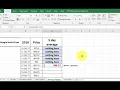 Excel Simple Moving Averages