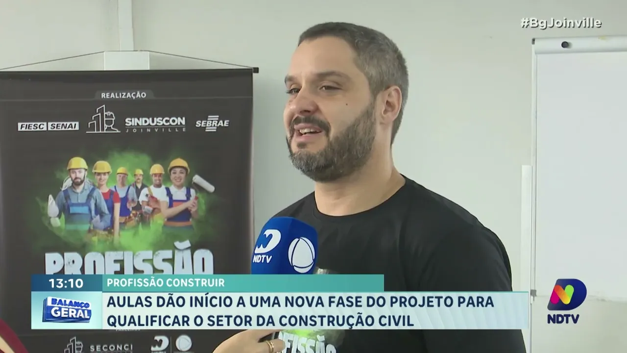 Profissão Construir: aulas dão início a uma nova fase do projeto para qualificar setor da contrução
