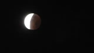Partial lunar eclipse The moon Kentucky November 19 2021 88