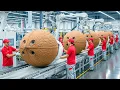 Inside the Coconut Factory: Hypnotic Mass Production Process