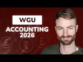 WGU Accounting Degree - Graduate in One 6 Month Term Walk-through