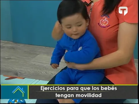 Ejercicios para que los bebés tengan movilidad