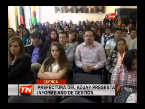 Prefectura del Azuay presenta informa año de gestión