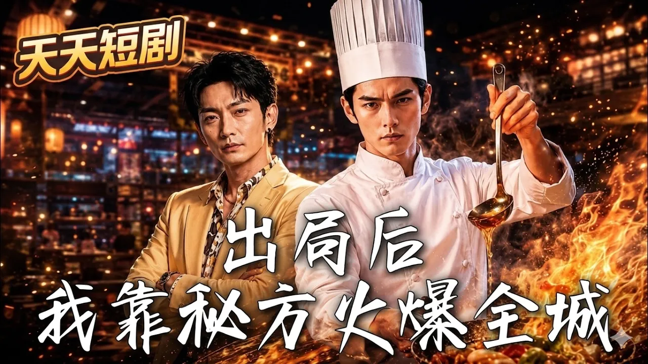 AI《逆襲系列》出局後,我靠祕方火爆全城🔥被表弟算计踢出局?他靠一碗祖传秘方逆袭全城,看着陷害者沦为街头苦力,这波反击太爽了!#天天短劇 #短剧 #ai短剧 #逆袭 #漫剧 poster
