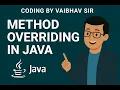 Method overriding in java run time in