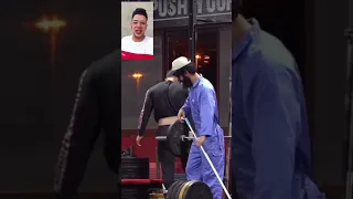 لما عامل نظافه جيم يشتال وزن اكتر من كمال اجسام  لما عامل نظافه جيم يشتال وزن اكتر من كمال اجسام
