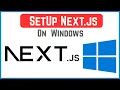 How to Install Next js on Windows 11 Create Next js Project 2026