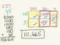 Box Method Multiplication 3 digit x 2 digit