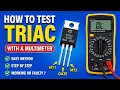 How to Test a TRIAC with a Multimeter Easy DIY Electronics Tutorial
