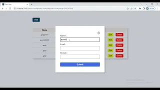 Complete CRUD Operation with Nodejs MongoDB React Express MERN Stack