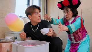 Ghost Brother makes cotton candy in the restroom. He’s so amazing!