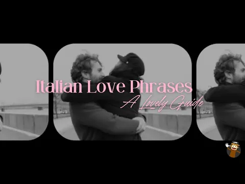 How to Say I love you! in Italian - Ti amo! - Daily Italian Words