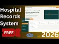 Hospital Management System using PHP MySQL C Architecture Free Source Code 2026