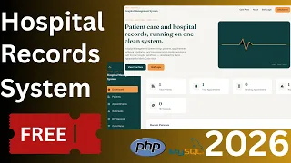 Hospital Management System using PHP MySQL C Architecture Free Source Code 2026