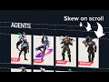 Skew page on scroll with momentum scrolling HTML CSS Vanilla JavaScript Tutorial