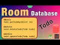 Room Database Delete Update using Singleton Pattern