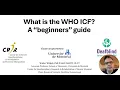 What is the WHO ICF A beginners guide