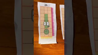 Numberblocks 24 240 2 400 24 000 240 000 24 000 000