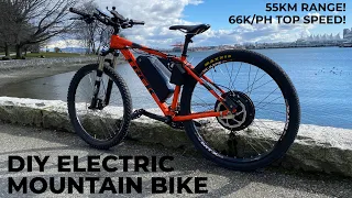 Building a FAST ELECTRIC BIKE With a 1500W Conversion Kit Trek Mountain Bike