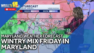 Alert Day Friday Icy Mix Develops in the Afternoon