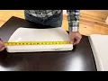 How to measure a toilet tank lid