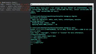 143 Django tutorial 9 Adding Data to the Database Tables