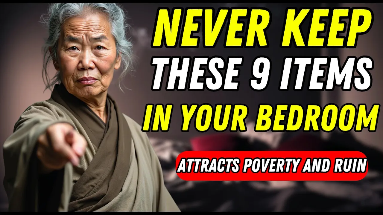 Outline Video 9 Things you should REMOVE from your bedroom, THEY ATTRACT POVERTY AND RUIN | Buddhist Teachings