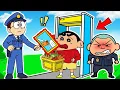 Nobita And Shinchan Become Security Guards And Catch Thieves Shinchan And Nobita Game Funn