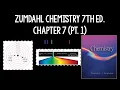 Zumdahl Chemistry 7th ed Chapter 7 Pt 1