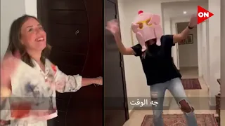  جه الوقت ناخد بريك من بعضنا   باااااااااي باي باي    حال كل الأهالي لما الدراسة رجعت  دندنها