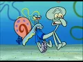 Squidward Gets Bitten by Gary SpongeBob SquarePants