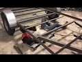 Trailer Build Manufacturing Welding Up a Utility Trailer