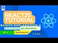 React JS tutorial for beginners step by step in Telugu Fundamentals - jsx elements Ottit