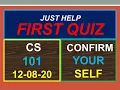 CS 101 FIRST QUIZ NO 2 P-1