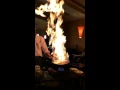 Banana Flambe at Cheng s Asian Bistro