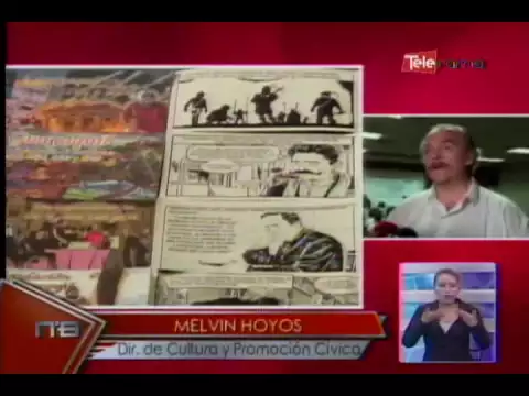 Presentación programa Mini Comics museo municipal de Guayaquil