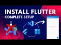 How to Install Flutter Without Android Studio Hindi Flutter Setup in VS Code