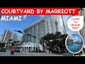 Courtyard by Marriott Downtown MIAMI Hotel Room Tour 2025