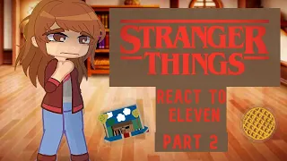 Download Stranger Things Season 4 characters react to Eleven Hopper 🧇🩸 (Part 2) (Gcrv) MP3