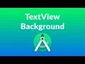 Android Studio Design - TextView background transparency