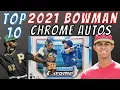 2021 Bowman Chrome Auto Checklist Arol Vera Reginald Preciado Liover Peguero Cristian Hernandez