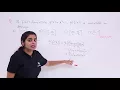 Class 12th - IIT JEE Example 11 on Functions Relation and Functions Tutorials Point