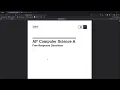 2023 AP Computer Science A FRQ Full Walkthrough WITH TIMESTAMPS