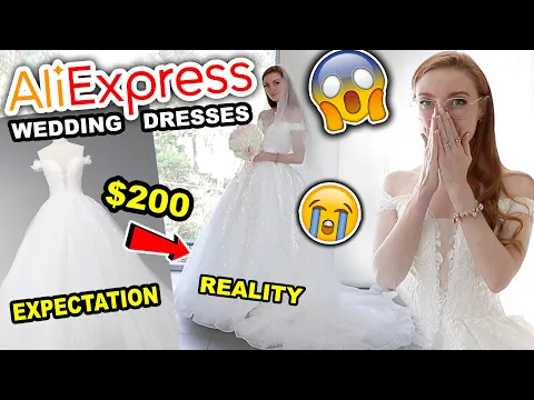 Download MP3 ALIEXPRESS WEDDING DRESS HAUL | TRYING ON CHEAP WEDDING DRESSES FROM ALIEXPRESS 2020 (i'm SHOCKED)