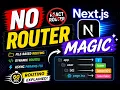 Next js Routing in 10 mins No React Router Needed