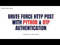 Cyber Security CTF Vulnhub Neobank Brute Force HTTP POST With Hydra Python OTP