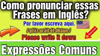Aprender Inglês com Frases. Com Tradução + Pronúncia Correta. Prática Diária.Aprenda mais rápido #03